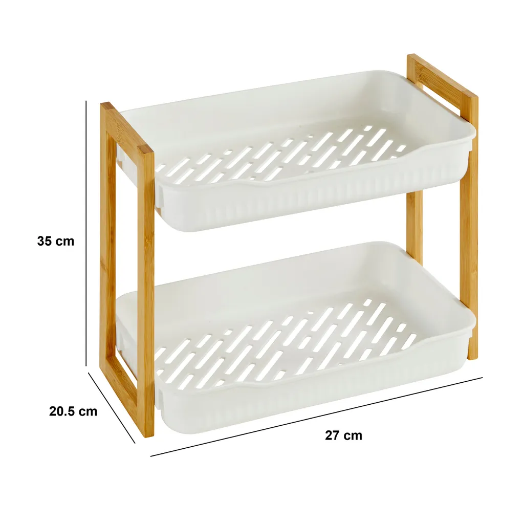 Scaffale 5five Naturéo Bianco 27cm - Arredo Funzionale e Versatile - 4