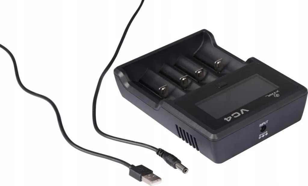Chargeur Accu XTAR VC4 à 4 Slots avec Écran LCD et Alimentation USB Rapide - 16