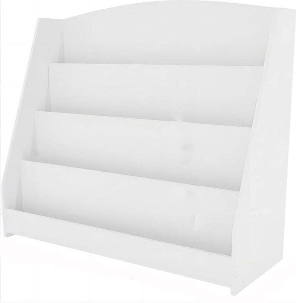 Kinderbuchregal – 88 x 80 x 30 cm – Weiß – Holz – Bücherregal für das Kinderzimmer – stilvolles Design