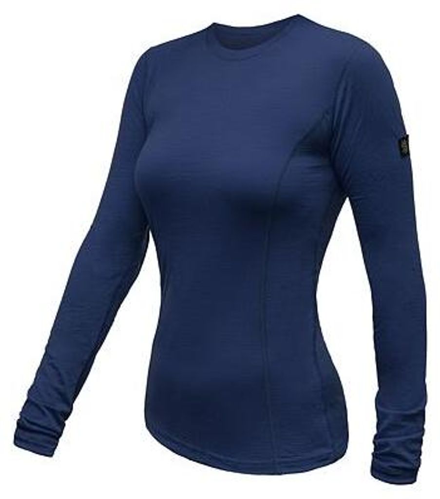 T-shirt Sensor Merino Active Damen lang dunkelblau größe XL 23200072-03