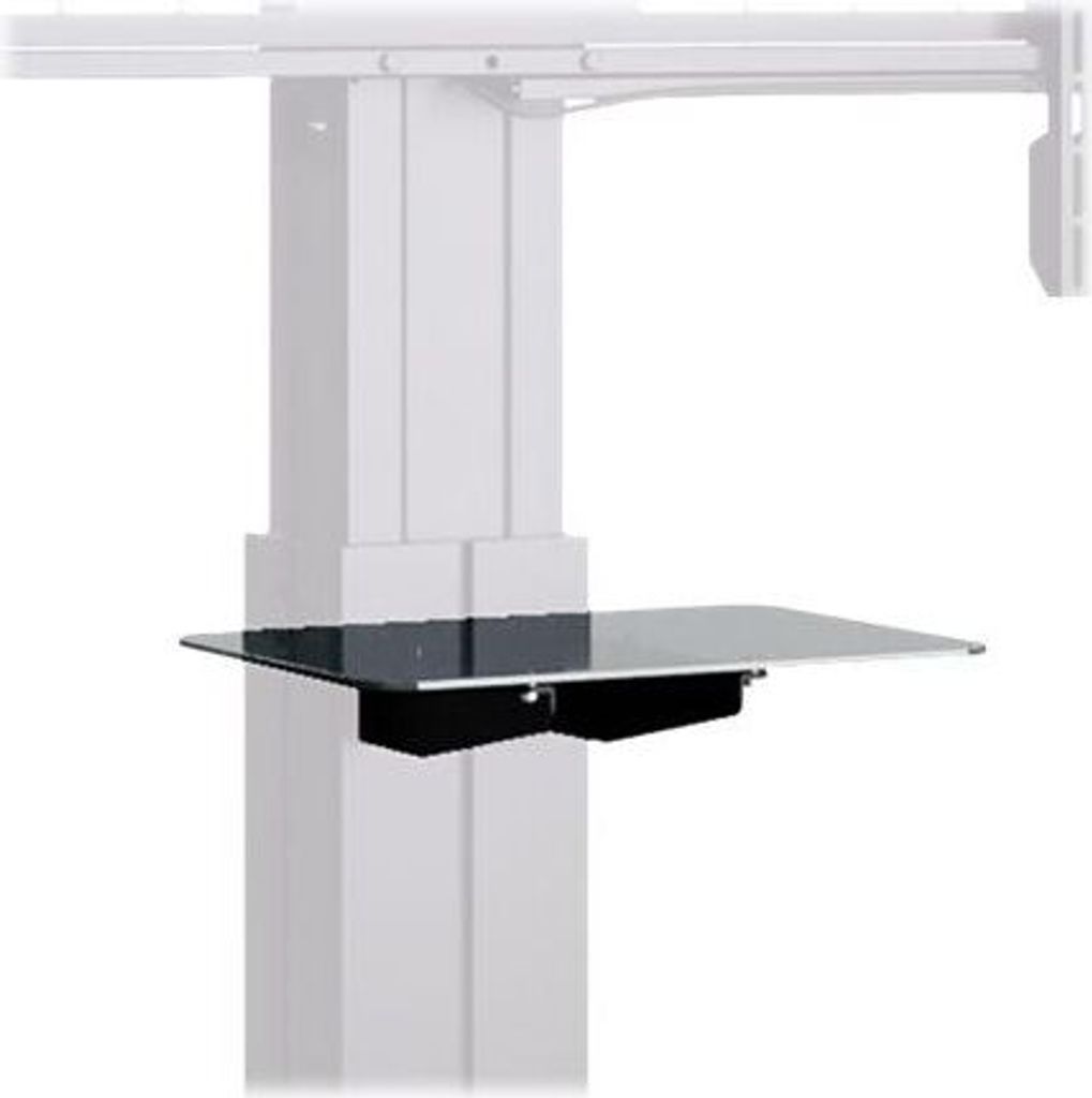 HAGOR HP Lift AV Shelf AV-Ablage für HAGOR HP Lift Serie Montagehöhe entlang der Säule frei wählbar