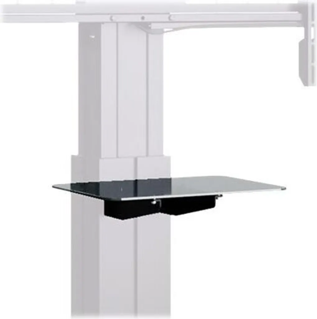 Étagère Avant pour Support Écran Mobile - Plateau Hagor HP Lift Noir