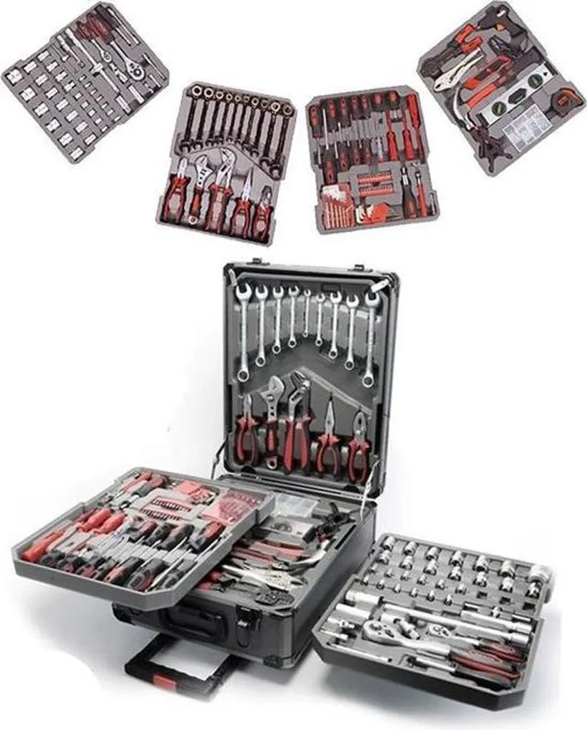 Mallette de bricolage 409 pièces idéale pour mécanique et maison 409pcs