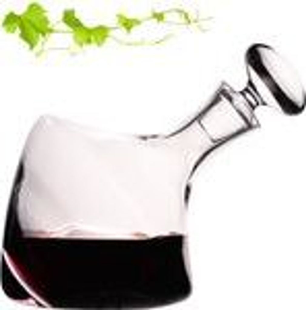 IMPERIAL glass Weinkaraffe 1000ml Dekanter aus Crystalline Glas Serie "Rom" Weindekanter Handgefertigt Rotweinkaraffe