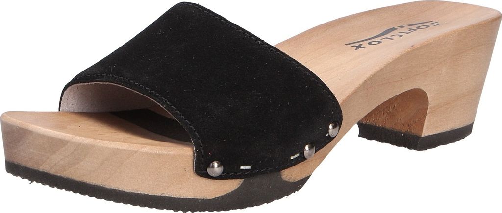 Softclox Plateau Pantoletten Damen 343636313831 Schwarz 42 EU