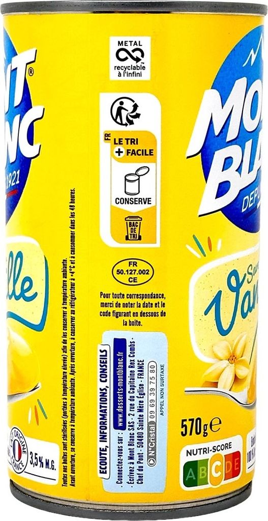 Mont Blanc Creme Vanille: Cremiges Dessert mit Produktbild 3