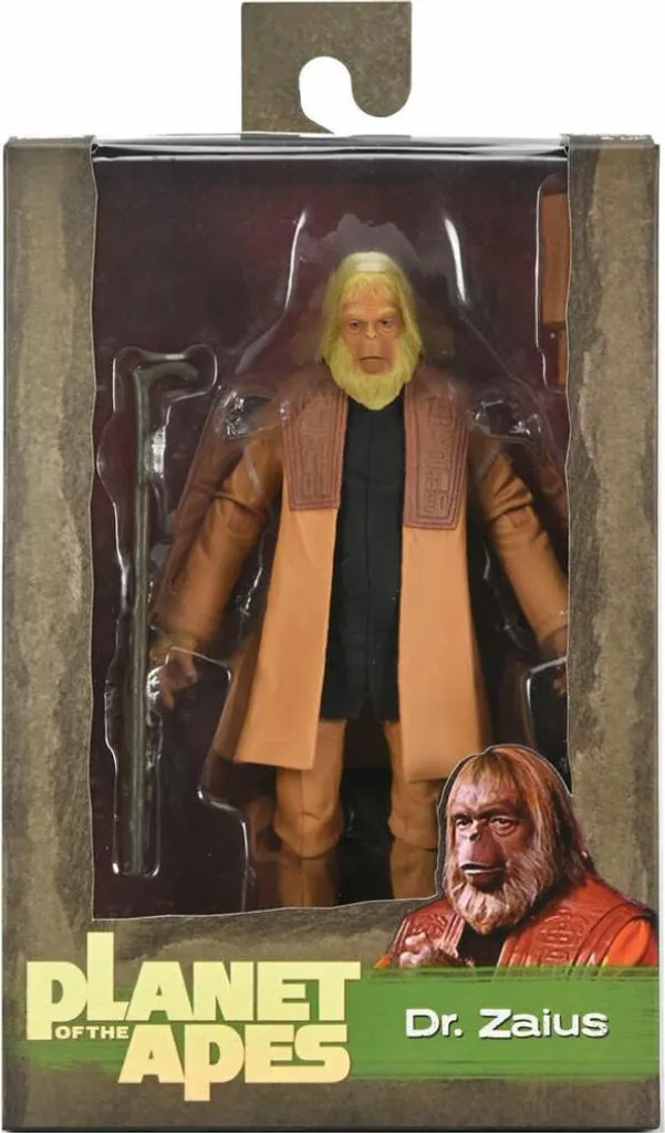 Statue de collection La Planète des Singes Dr. Zaius NECA 18cm de haut luxe