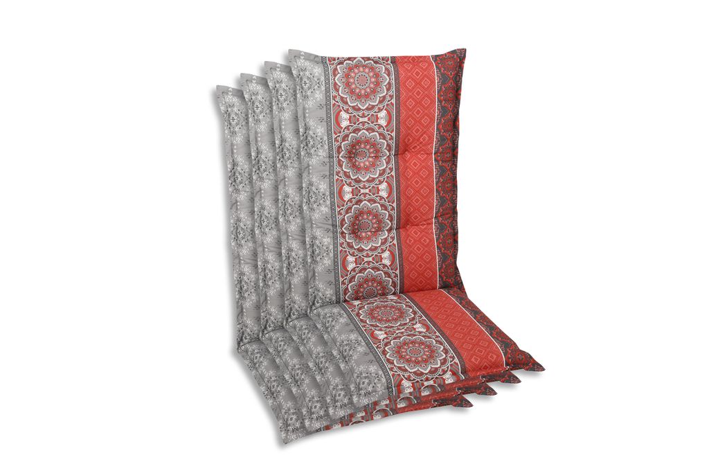 GO-DE Textil, Sesselauflage Hochlehner, 4er Set, Farbe: Produktbild 