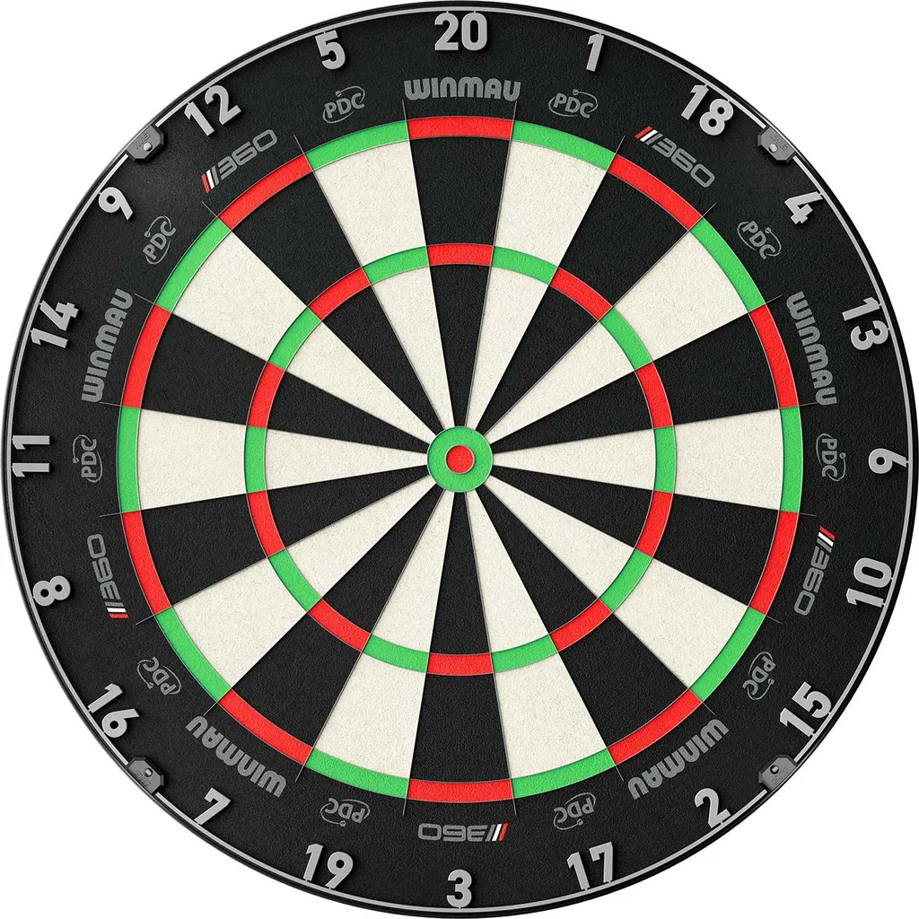 Cible de fléchettes de compétition Winmau Blade 360 pour entraînement