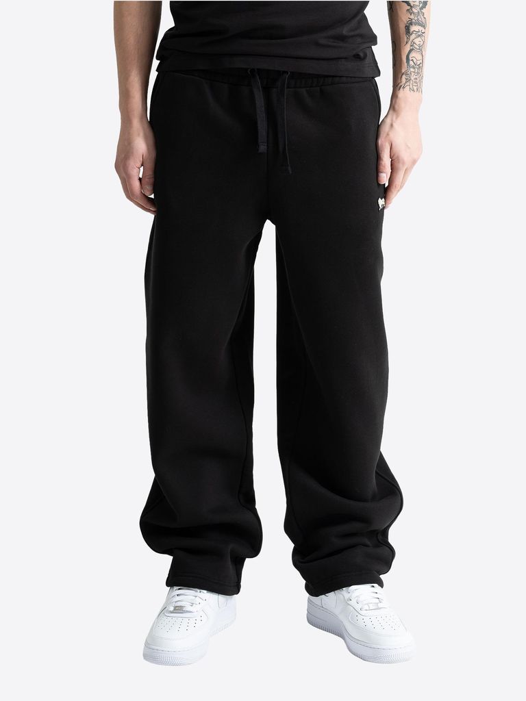 Herren Jogginghose normale Passform ELMSTEAD Black/Ecru XXL Lonsdale