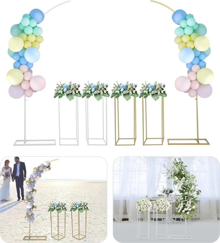 Structure de décoration pour cérémonie laïque et réception - Set Blanc - 3