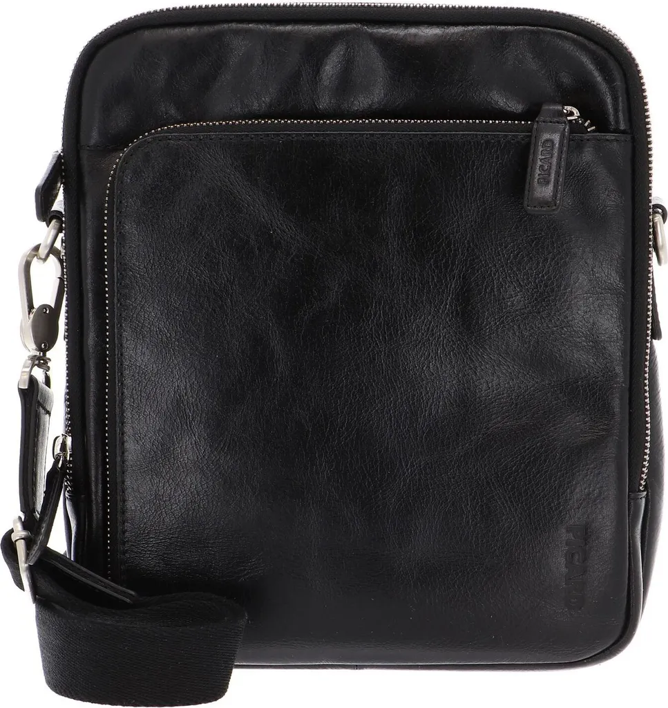 PICARD Buddy Messenger Bag Noir : Sac Bandoulière Cuir pour Homme Chic