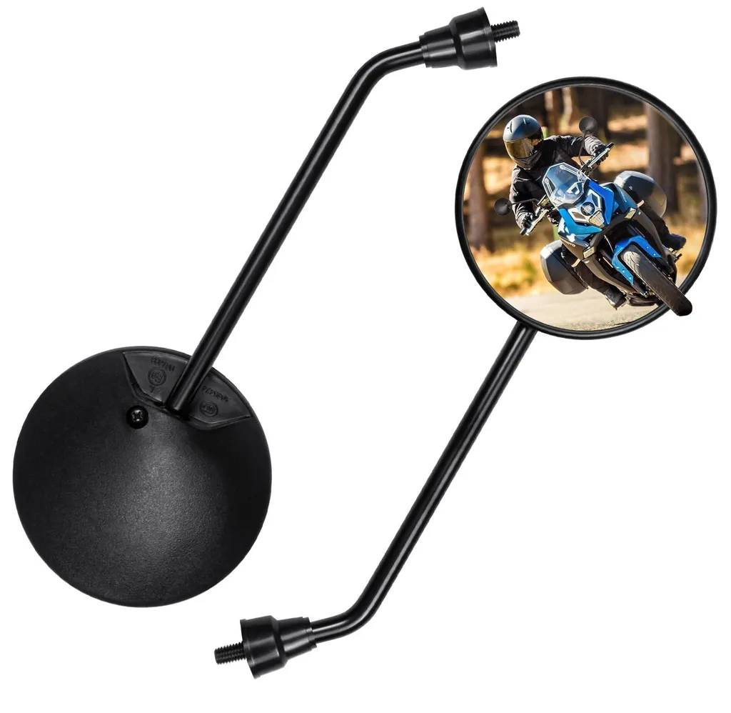 Rétroviseur Moto Anti-Vibration M8 - Vision Claire 360° pour Sécurité