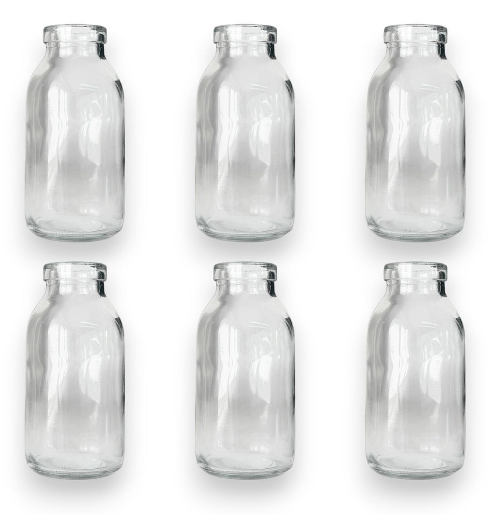 Glasflasche "Bottle klein" – 5 x 10,5cm – Dekovase Klar 6 Produktbild 