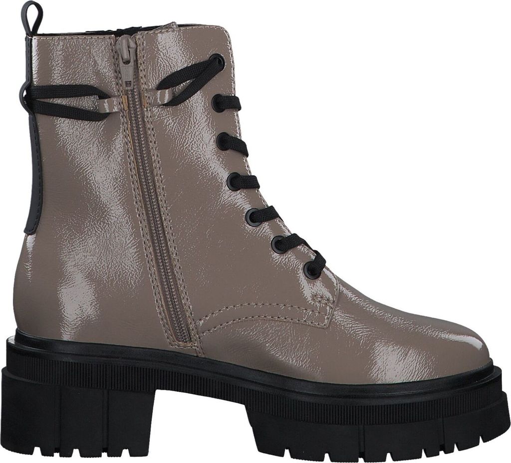 s.Oliver Damen Schnürboot Stiefelette Plateau 5-25208-29, Größe:39 EU, Farbe:Braun