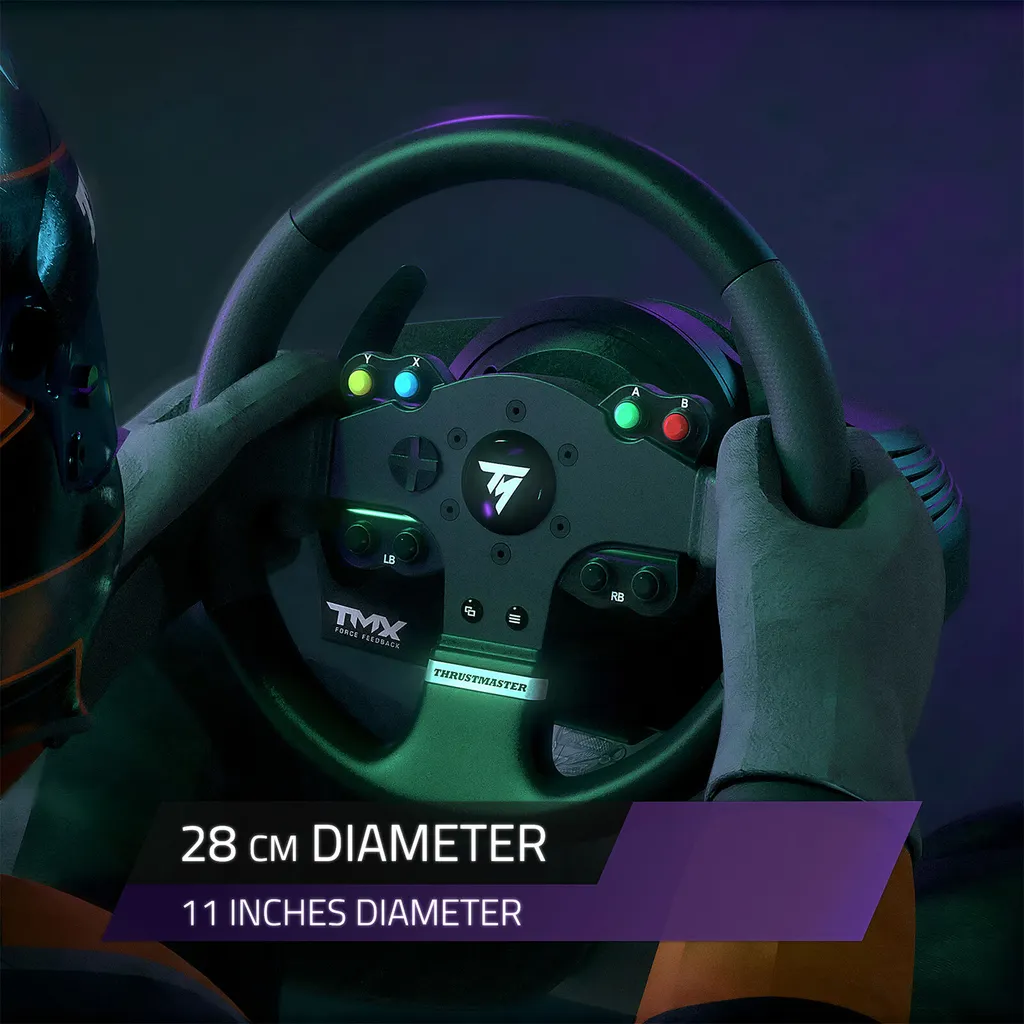 ThrustMaster TMX Retour de Force Volant 900° avec Pédalier Précis PC Xbox - 19