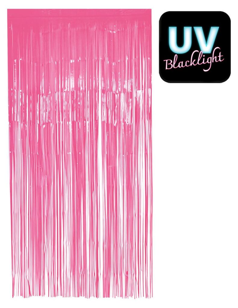 Folienvorhang 100 x 200 cm | Neon Pink UV