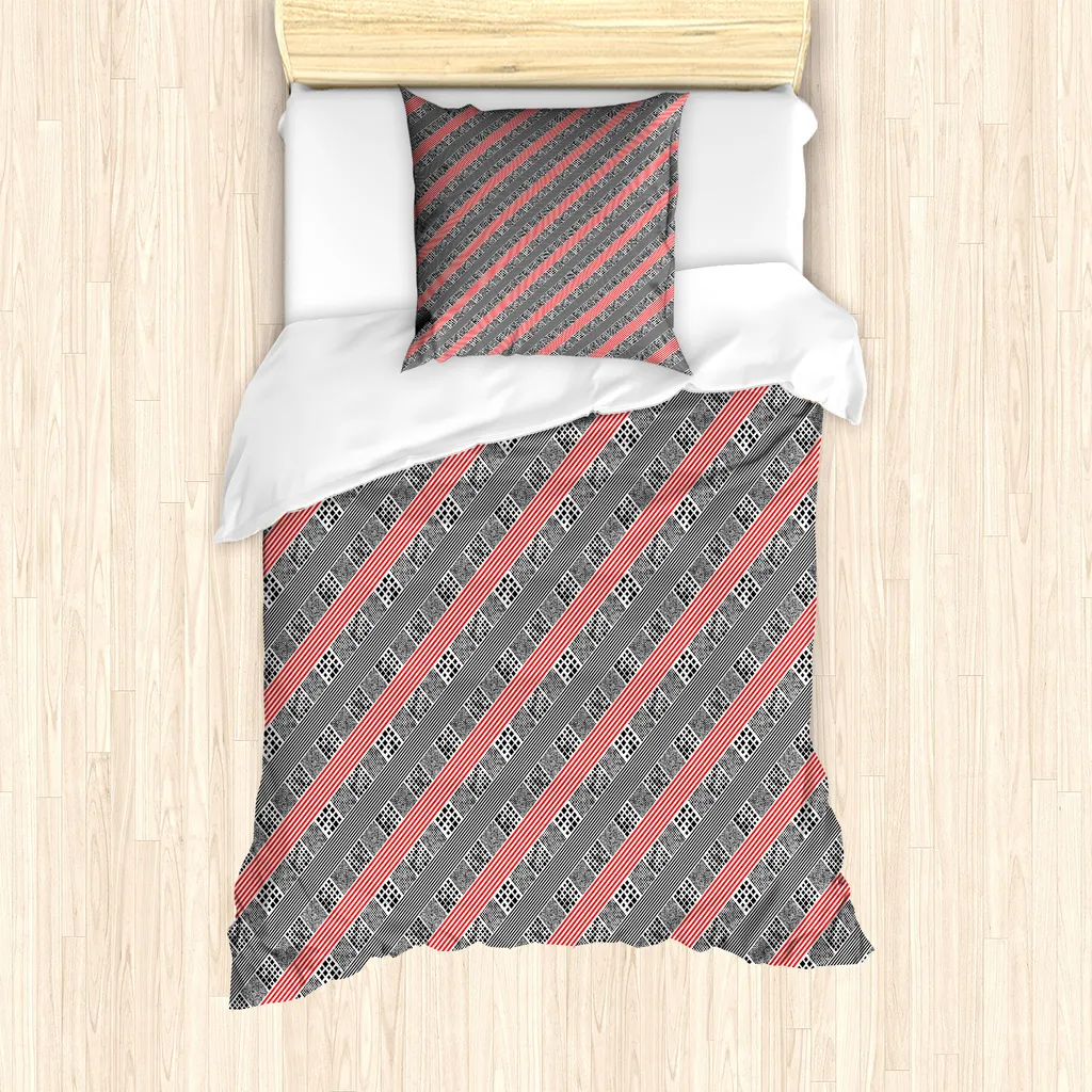 Set Letto Singolo ABAKUHAUS Astratto: Design e Igiene per Ospiti