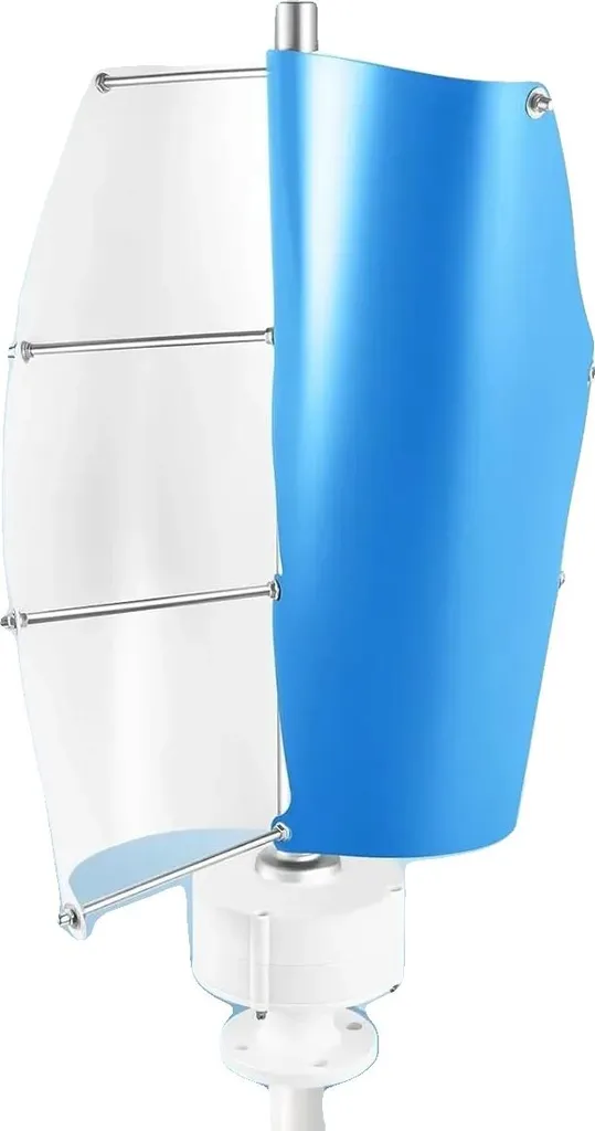 Éolienne domestique verticale 100W avec pales robustes en aluminium