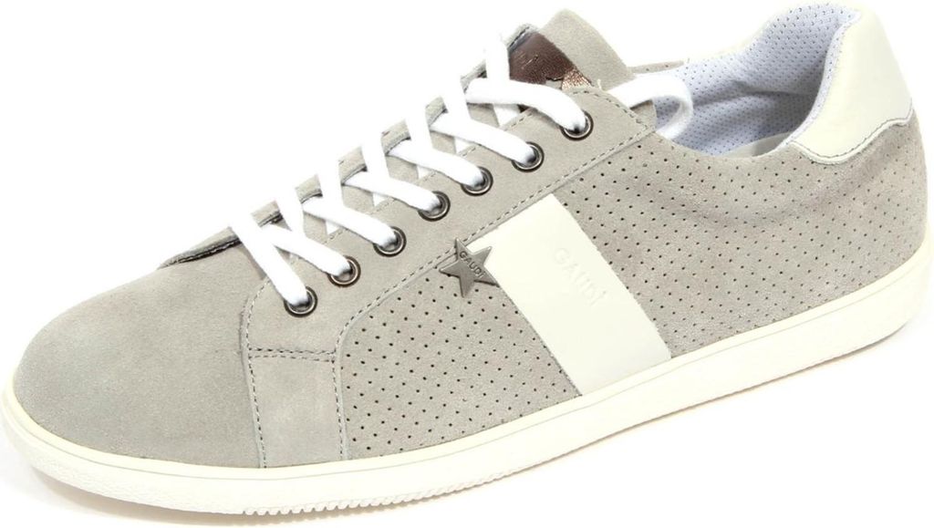 H0416 sneaker uomo GAUDì PREMIUM GRADE men suede shoes grey