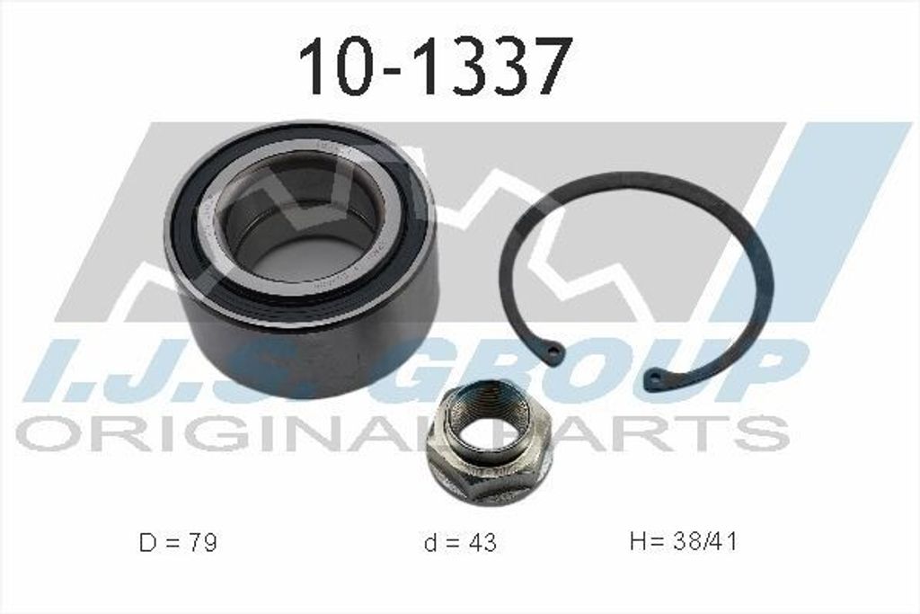 IJS GROUP Radlagersatz Vorne Links Rechts für MG ZS Limousine 79mm 10-1337