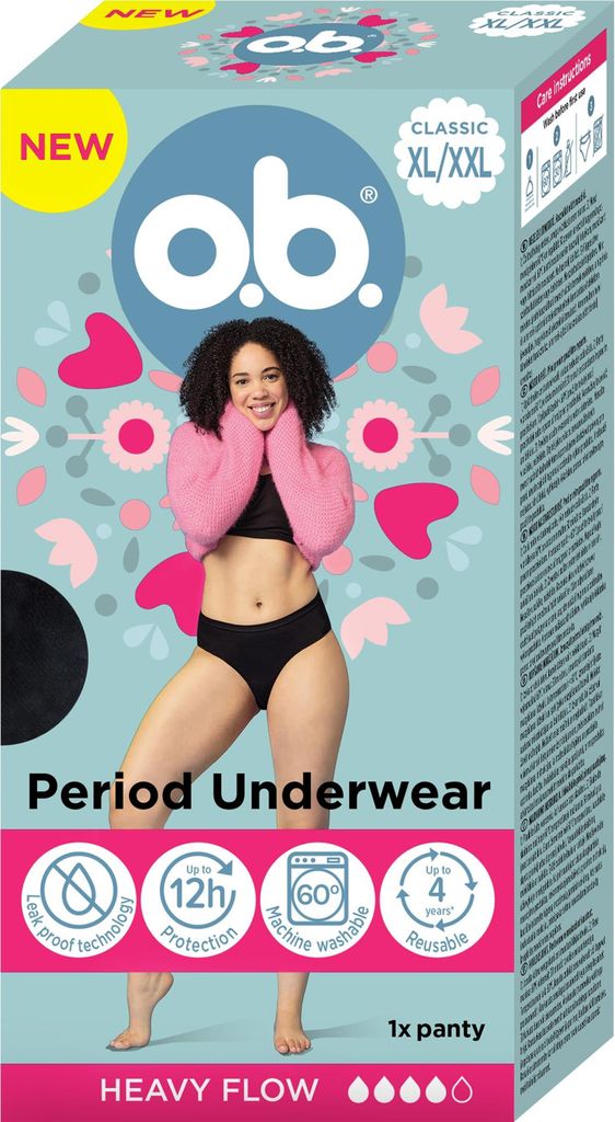 O.B. Menstruationshöschen XL/XXL