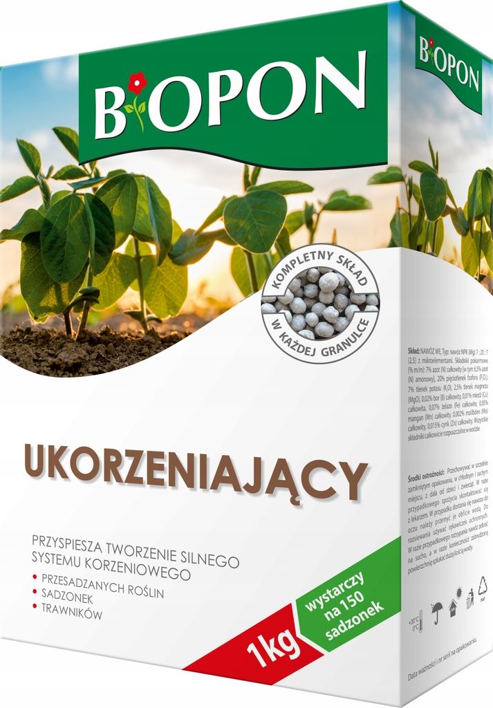 Harter Wurzelnungs-Dünger 1Kg Biopon Produktbild 