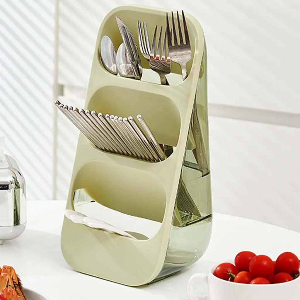 Support rangement baguettes anti-moisissure et container étanche vert - 4