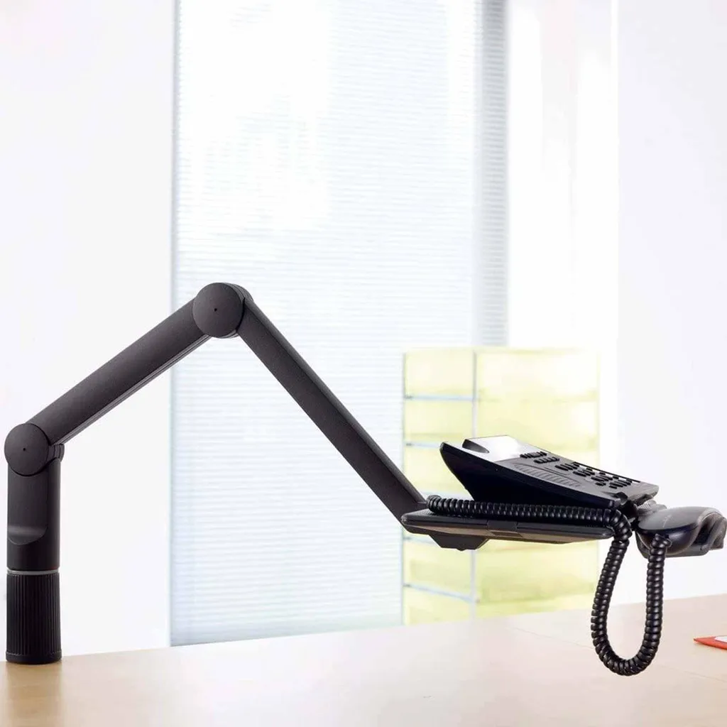 Support de téléphone pivotant pour bureau Novus TalkMaster anthracite - 9