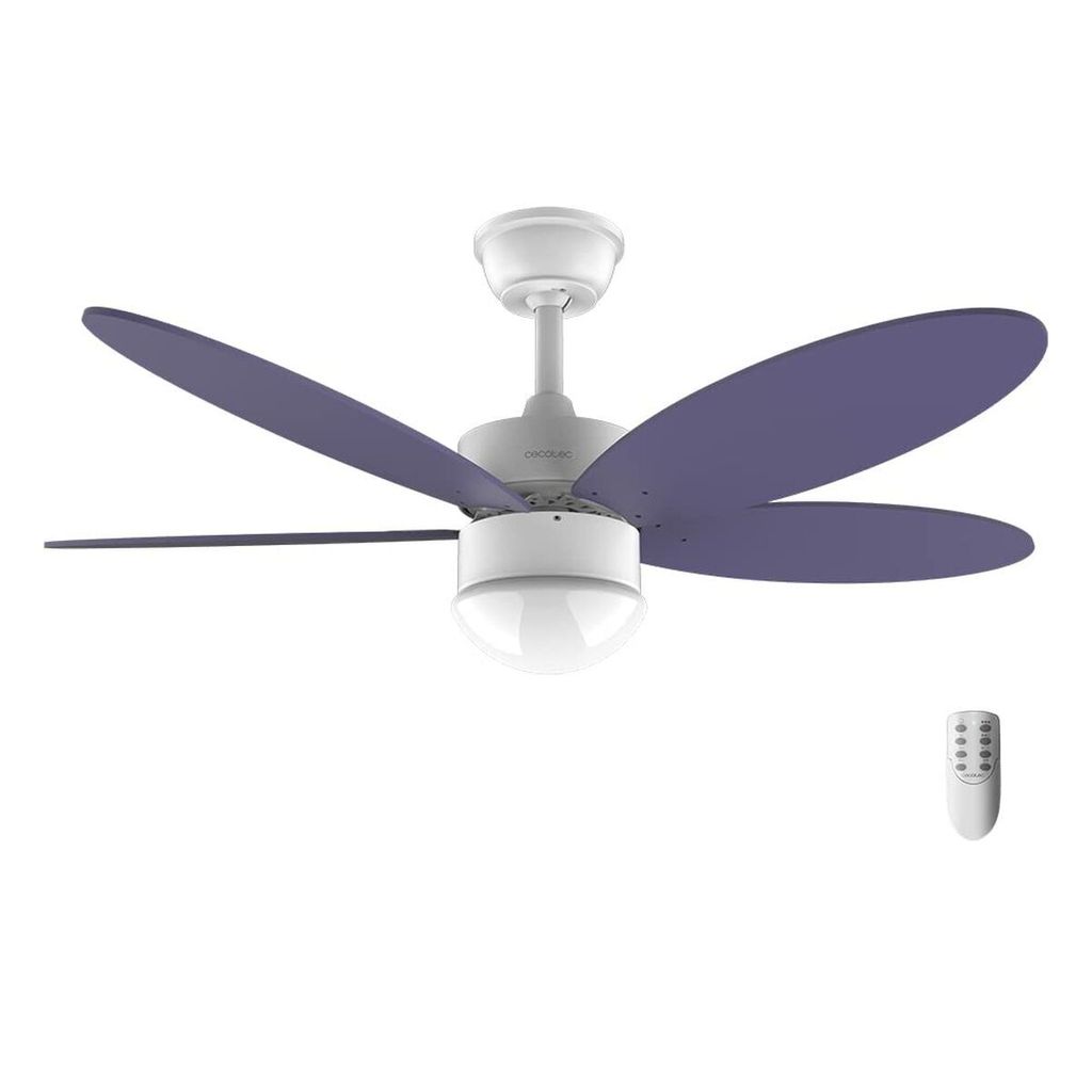 Cecotec 05879, Haushalts-Lamellenlüfter, Violett, Weiß, Produktbild 