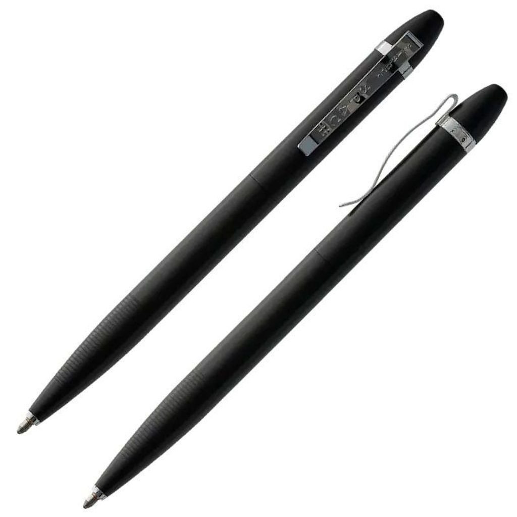 Vortex Space Pen, Schwarz Satin mit Chromclip (#VORTEX/BS)