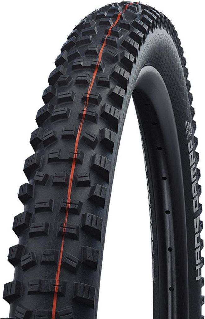 1 x Faltreifen Schwalbe Hans Dampf Addix Soft Evolution Line Schwarz 60-559 (26 x 2,35) inkl. maxxi4you Reifenheber