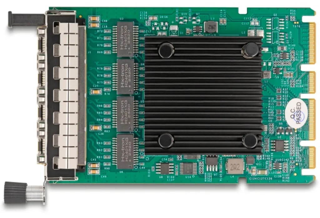 Delock OCP 3.0 Karte vers 4 x RJ45 Gigabit LAN - Adaptateur Réseau Pro - 3