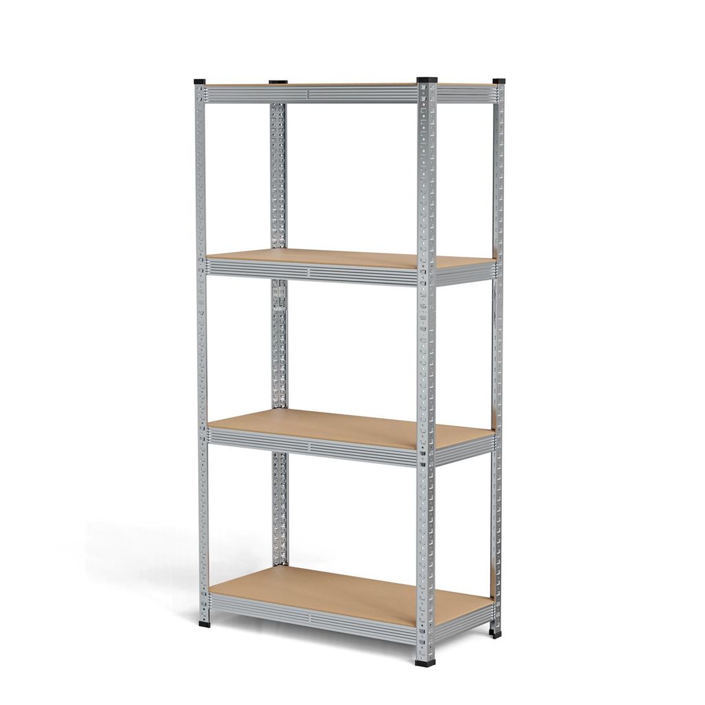 Lagerregal 1er Set 4 Böden Metall 160 x 80 x 40cm Produktbild 