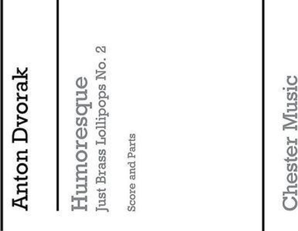 Humoresque For Brass Quintetjust Brass Lollipops