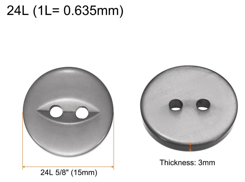 12 Stš¹ck Kn?pfe 15mm Harz Buttons zum Ann?hen 2 L?cher Runde Bastelkn?pfe Glatt fš¹r Bekleidung Bettw?sche Hosen Hemd Blusen Kleider Rock Hand...