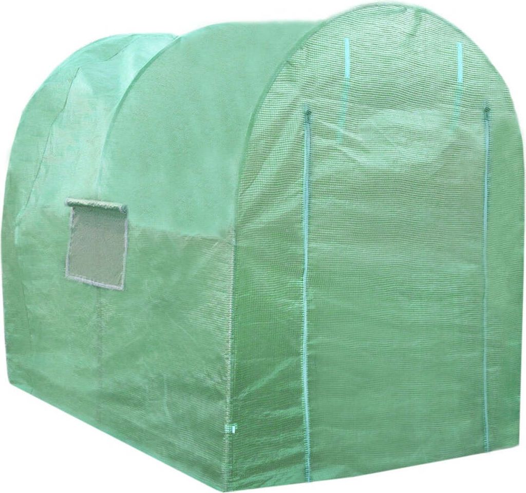 Polytunnel mit Folie Gewächshaus Treibhaus Tomatenhaus Pflanzenhaus Folientunnel