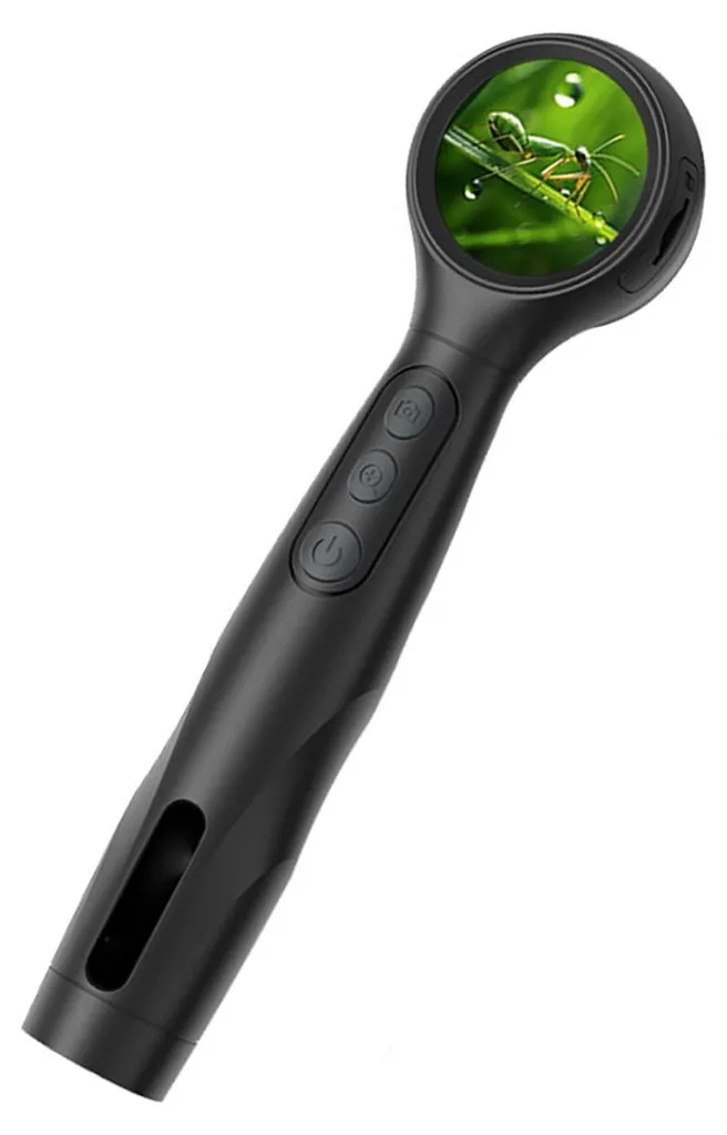 Microscope 500x écran IPS 1,38 pouce - Imagerie 2MP et résolution 1080p - 2