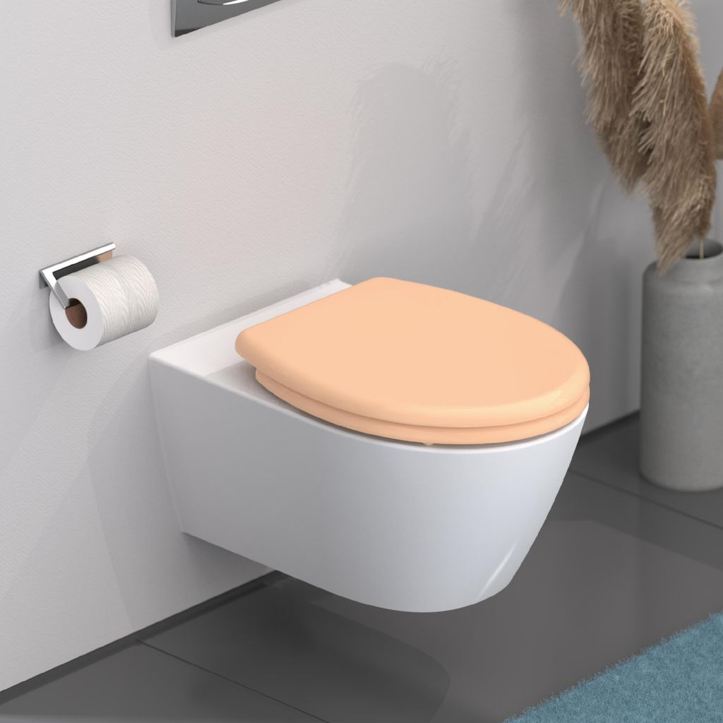 SCHÜTTE WC Sitz BEIGE, Duroplast Toilettendeckel mit Produktbild 9