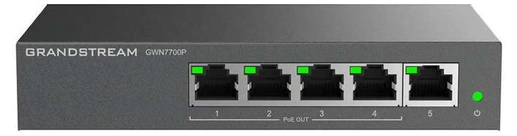 Switch Ethernet 2.5G Grandstream GWN7700M idéal pour Streaming 4K - 6