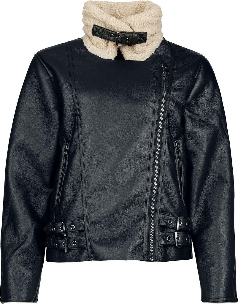 Hailys Kunstlederjacke Damen LS PolyurethanJK RA44MONDA schwarz L
