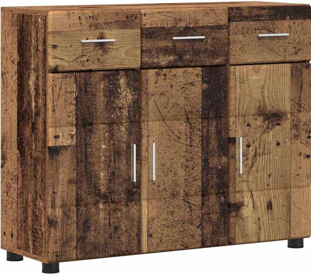 Sideboard FLORIN Altholz 88,5 x 30,5 x 73 cm Holzwerkstoff