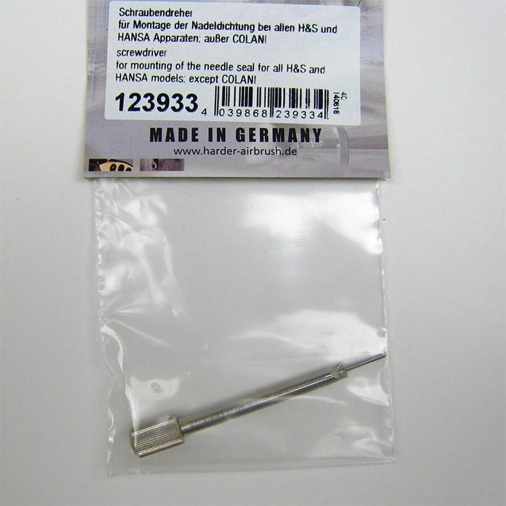 Schraubendreher 123933 für Nadeldichtung Evolution , Grafo , Hansa