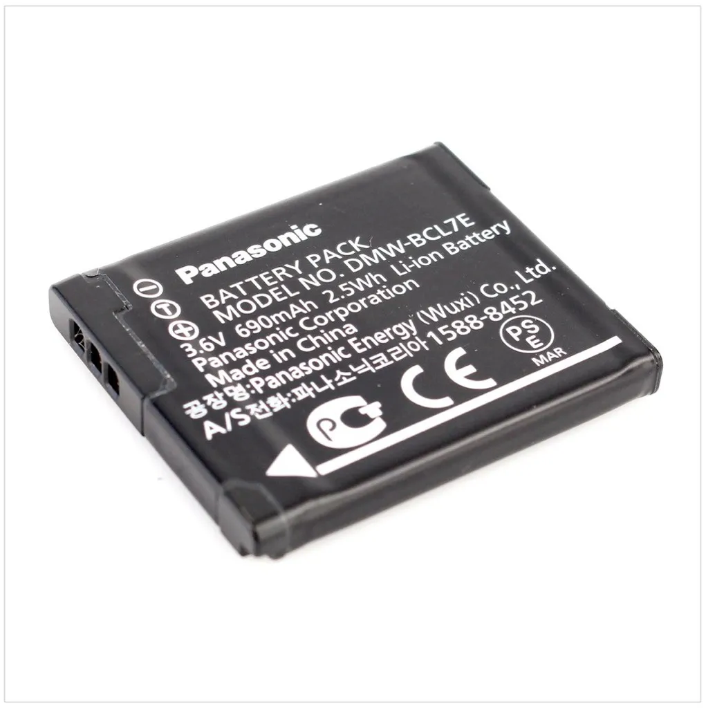 Batterie Rechargeable Panasonic DMW-BCL7E pour Compact Lumix DMC-F5 - 3