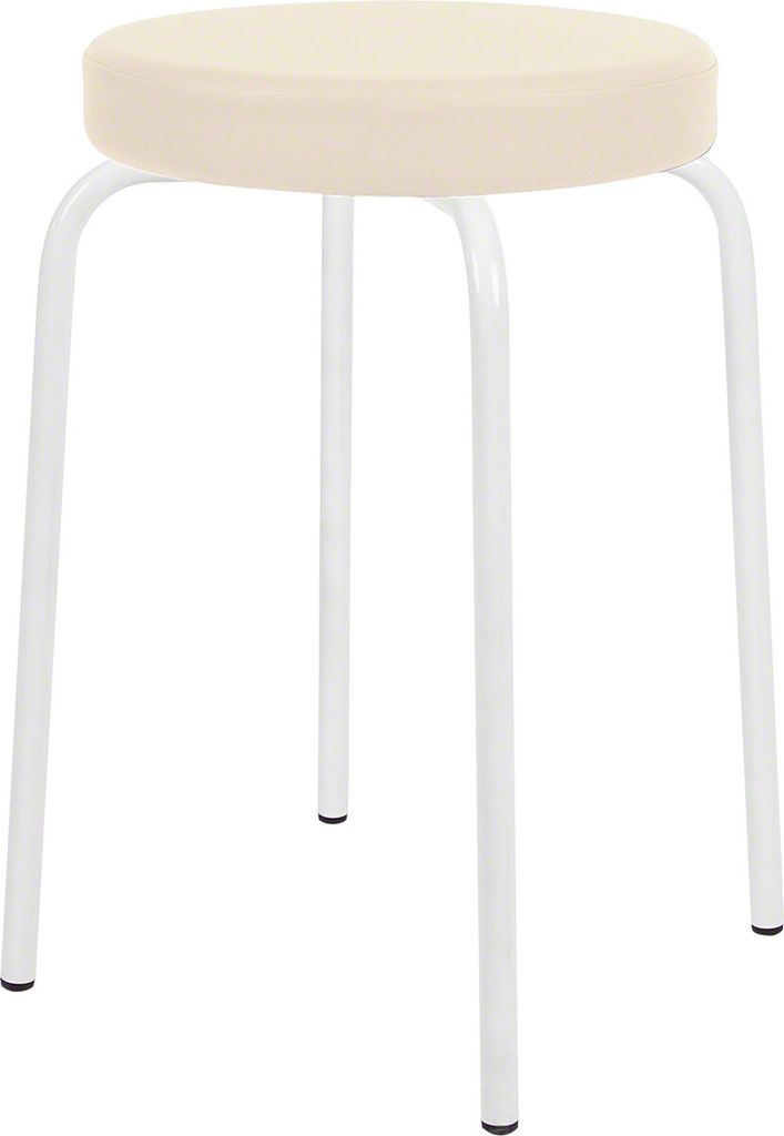 Gymnastikhocker mit Komfort-Polster, Hocker, Stapelhocker, Stapelbar ø 38 cm