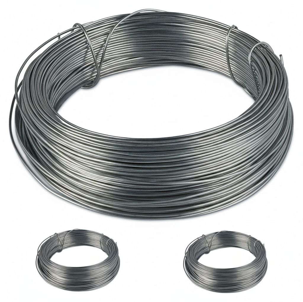 6 rotoli di filo metallico inossidabile per giardino, filo Immagine del prodotto 