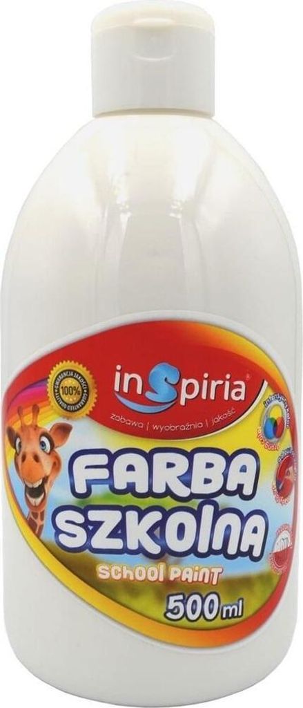 Weiße Schulfarbe 500 ml (Schul- und Schrein, Farben)
