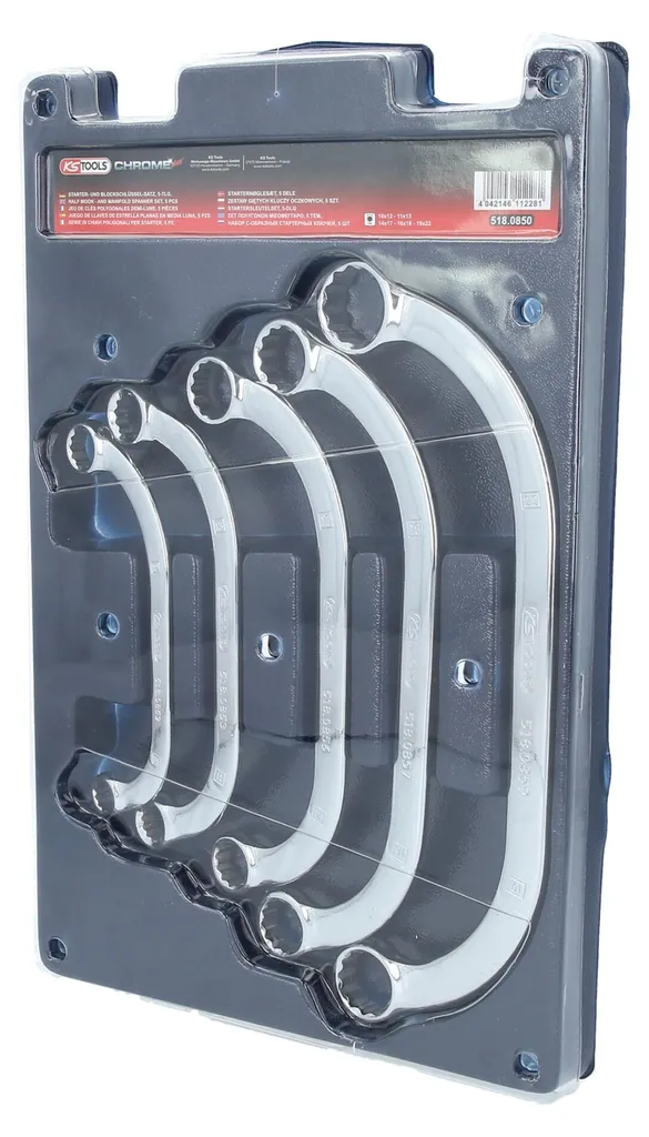 Clés de Blocage KS TOOLS CHROMEplus en Acier Vanadium Finition Miroir - 3