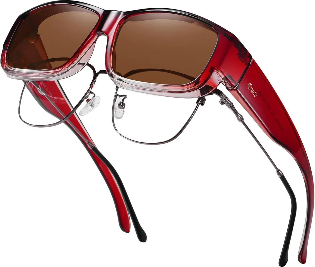 Lunettes de soleil avec verres polarisés anti-éblouissement UV400