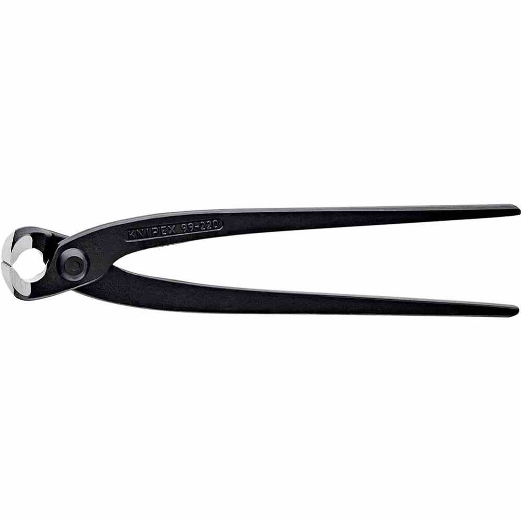 Knipex 99 00 220, Pinzette, 2,4 mm, Stahl, Schwarz, 220 mm, Produktbild 